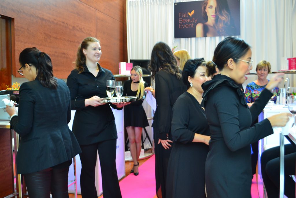 attendees at The Fall Beauty event