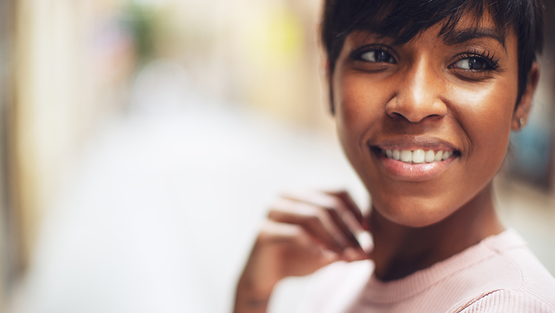 photo of a smiling woman