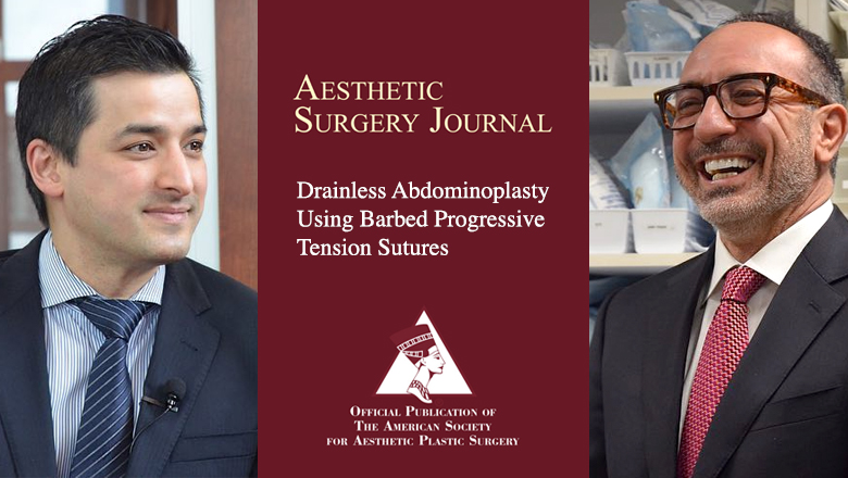 Drs. Lista and Ahmad in Aesthetic Surgery Journal article